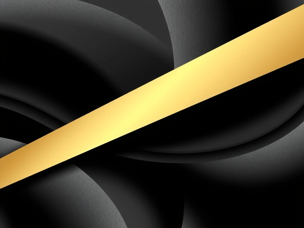 Abstract metallic waves visualization